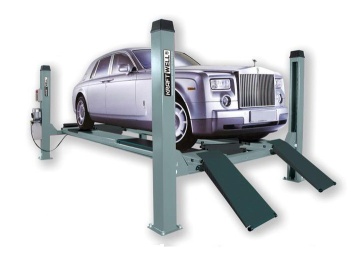 Четырехстоечный подъемник KraftWell KRW6.5WA г/п 6,5 т., для сход-развала